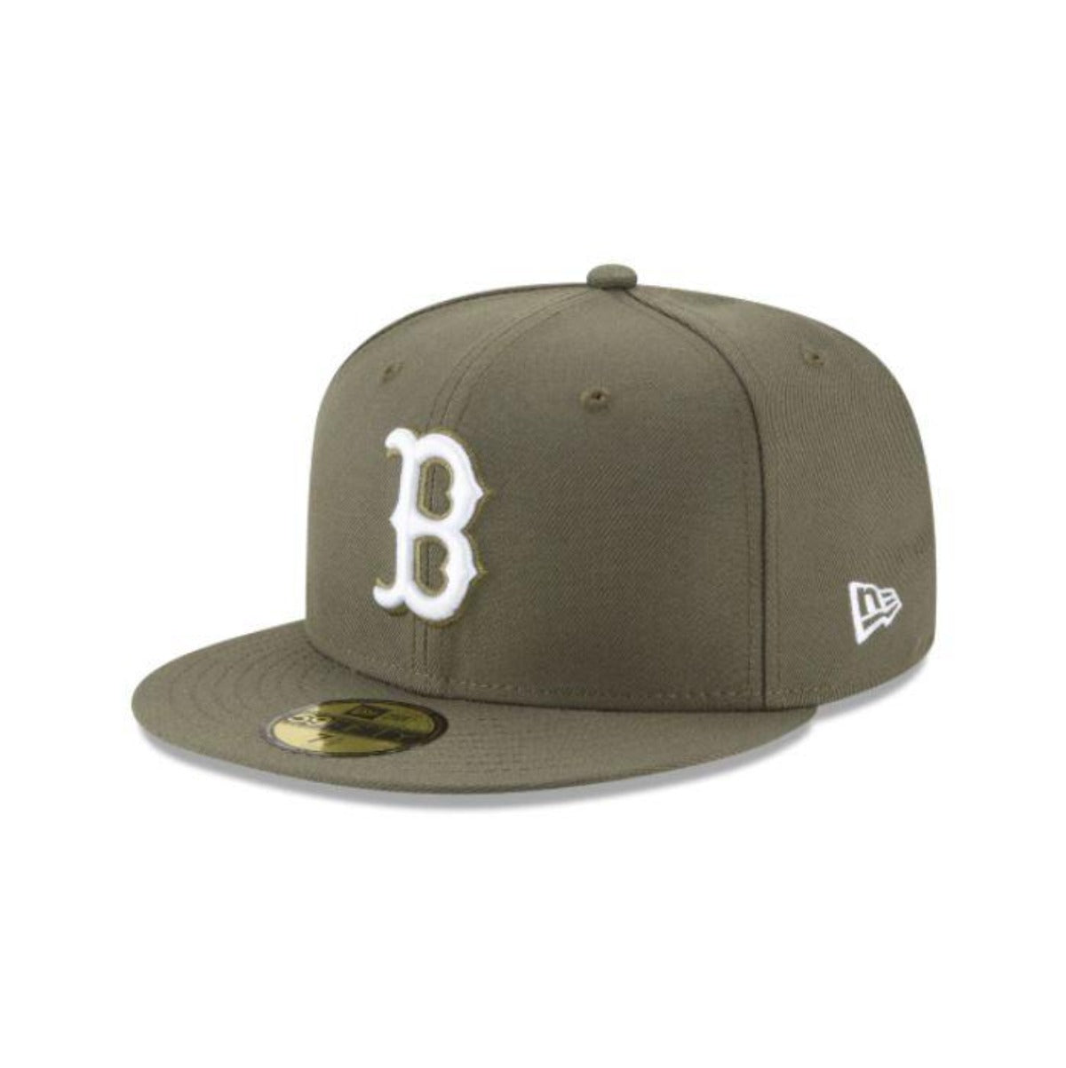 BOSTON RED SOX MLB BASIC OLIVE 59FIFTY FITTED