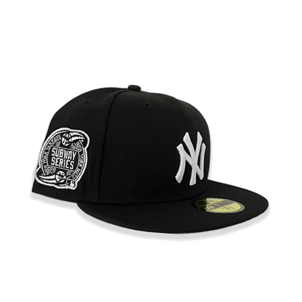 NEW ERA NEW YORK YANKEES 2000 SUBWAY SERIES SIDE PATCH 59FIFTY -BLACK/WHITE