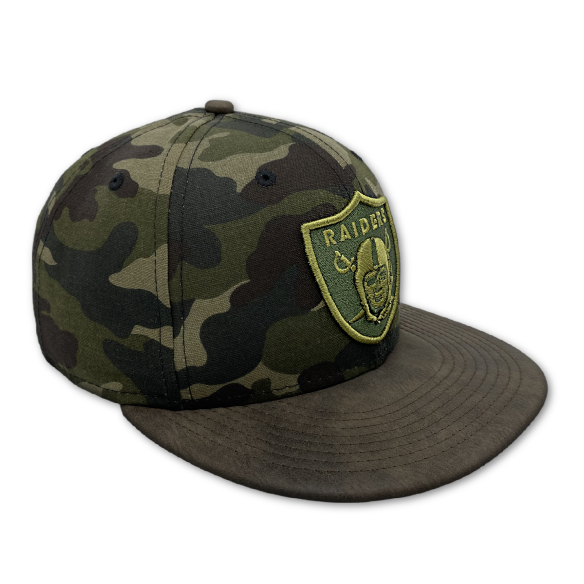 Las Vegas Raiders 59Fifty Fitted Logo Leather-Camo nvsoccer.com The Coliseum