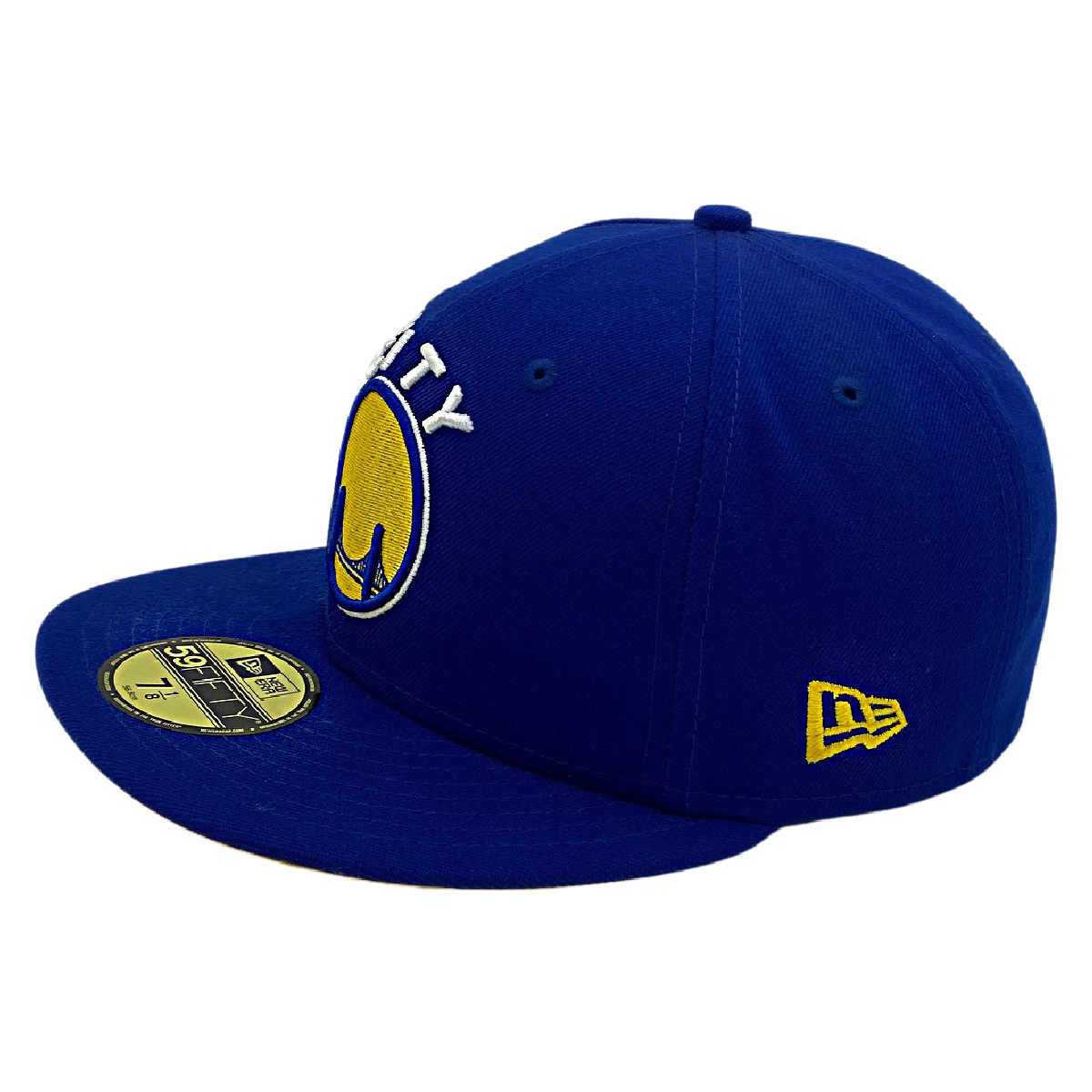 GOLDEN STATE WARRIORS THE CITY NEW ERA 59FIFTY HAT-BLUE/YELLOW Nvsoccer.com Thecoliseum