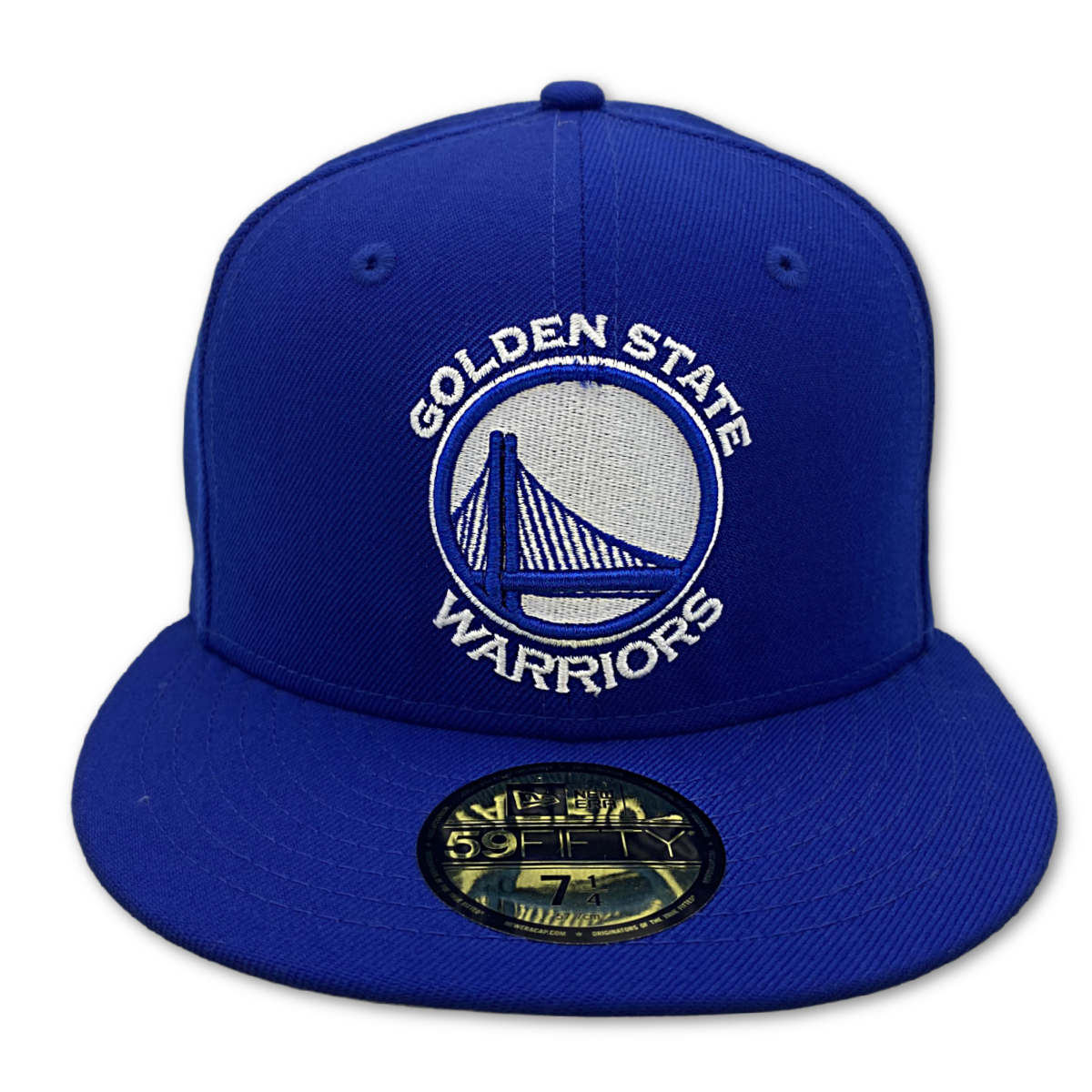 New Era GOLDEN STATE WARRIORS 59FIFTY FITTED HAT-Blue/White