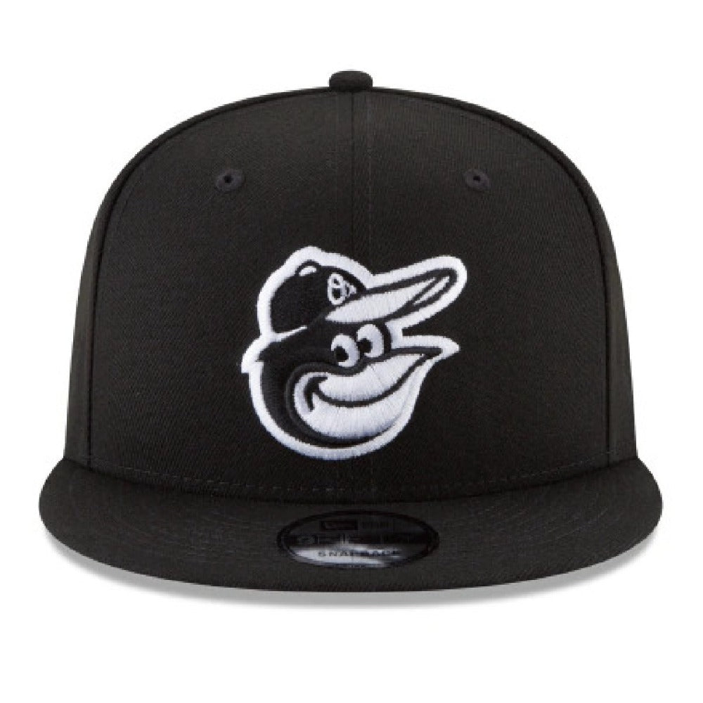 Baltimore Orioles NEW ERA BASIC COLLECTION SNAPBACK 9FIFTY-BLACK AND WHITE Nvsoccer.com The coliseum 
