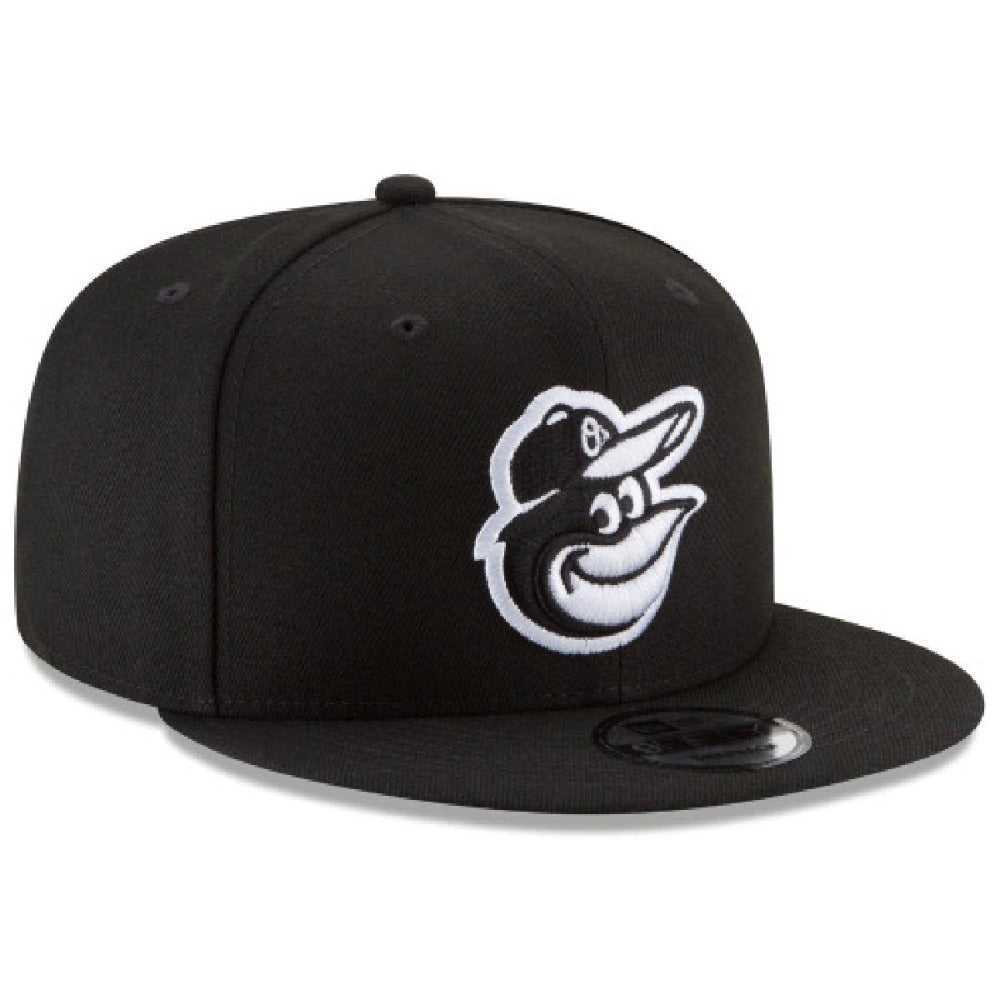 Baltimore Orioles NEW ERA BASIC COLLECTION SNAPBACK 9FIFTY-BLACK AND WHITE Nvsoccer.com The coliseum 