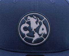 FI COLLECTIONS CLUB AMERICA BRAVEHEART SNAPBACK HAT-NAVY/WHITE