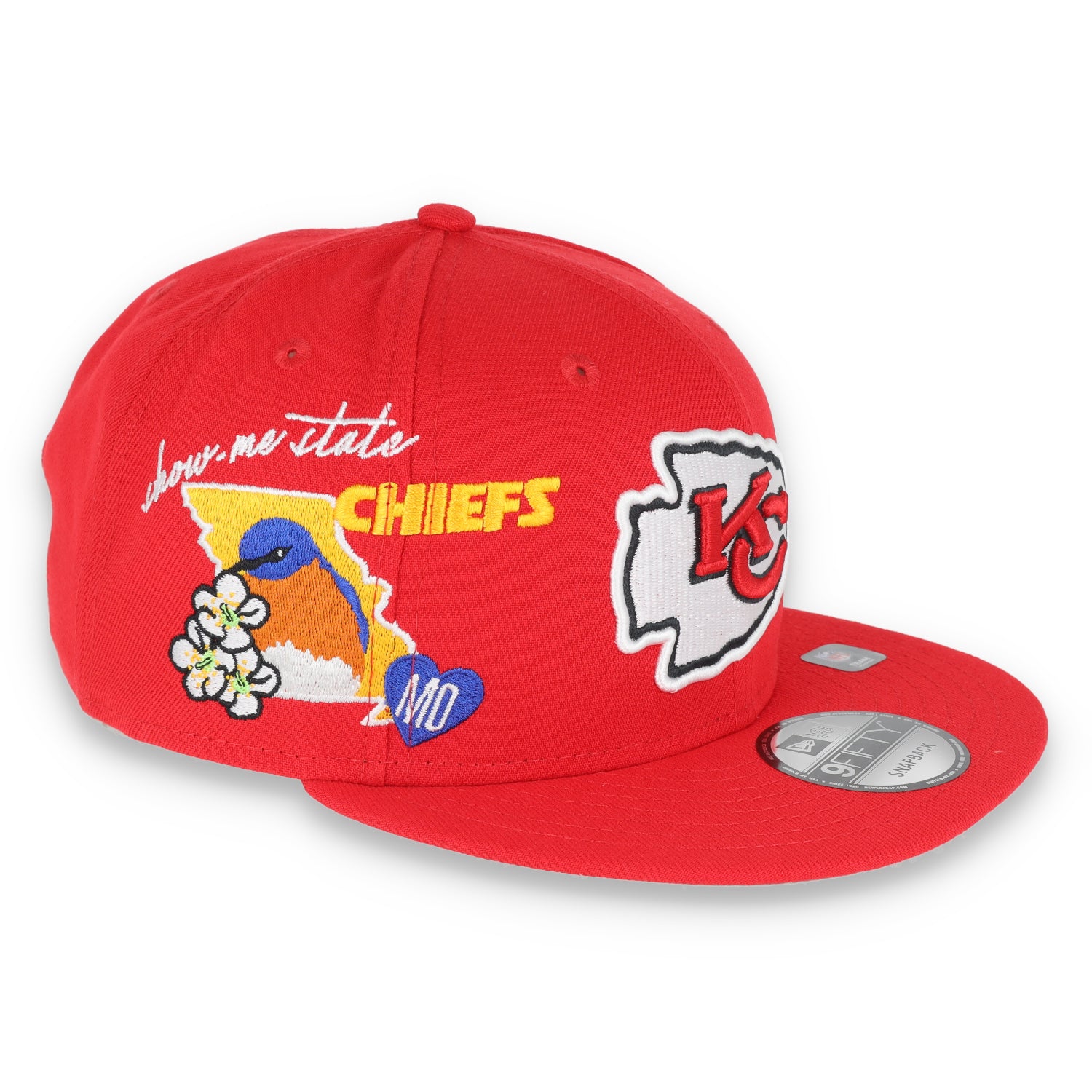 New Era Kansas City Chiefs Icon E1 9Fifty Snapback Hat-Red