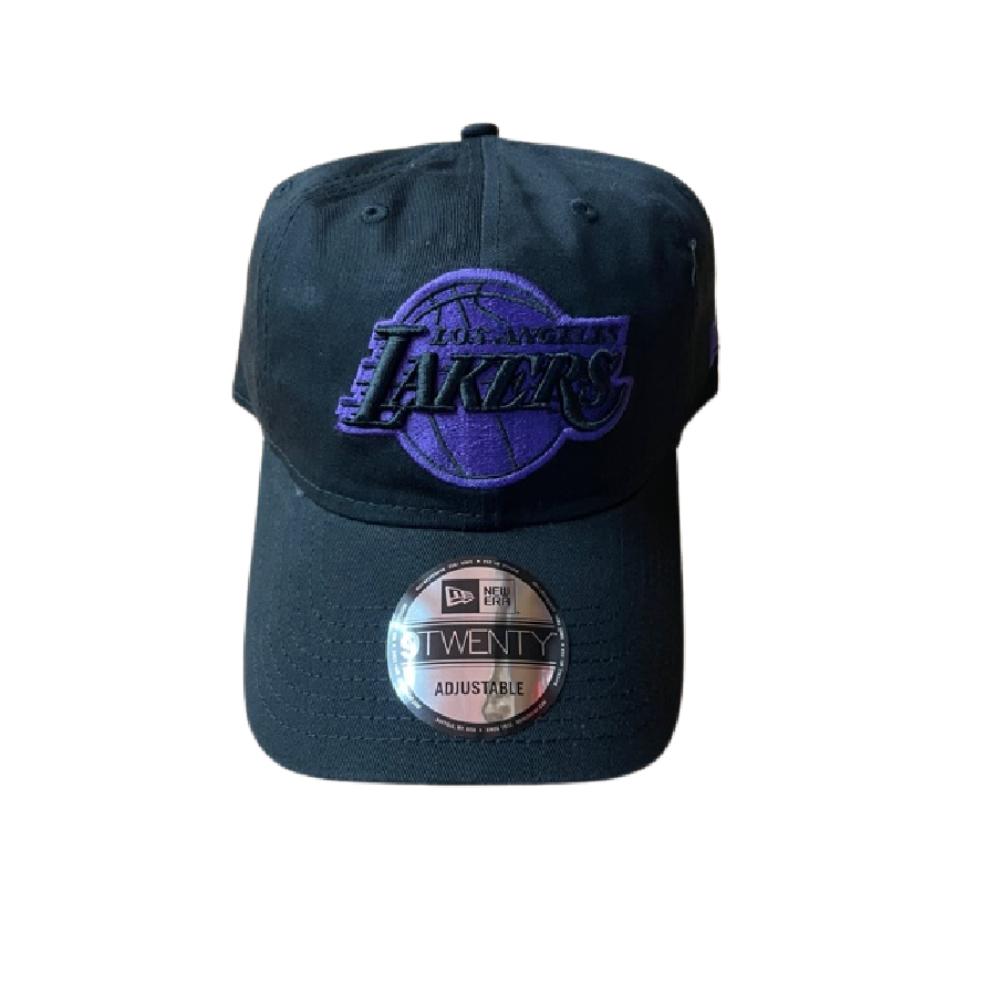 Los Angeles Lakers New Era 2.0 Core Classic 9TWENTY Adjustable Hat - Black