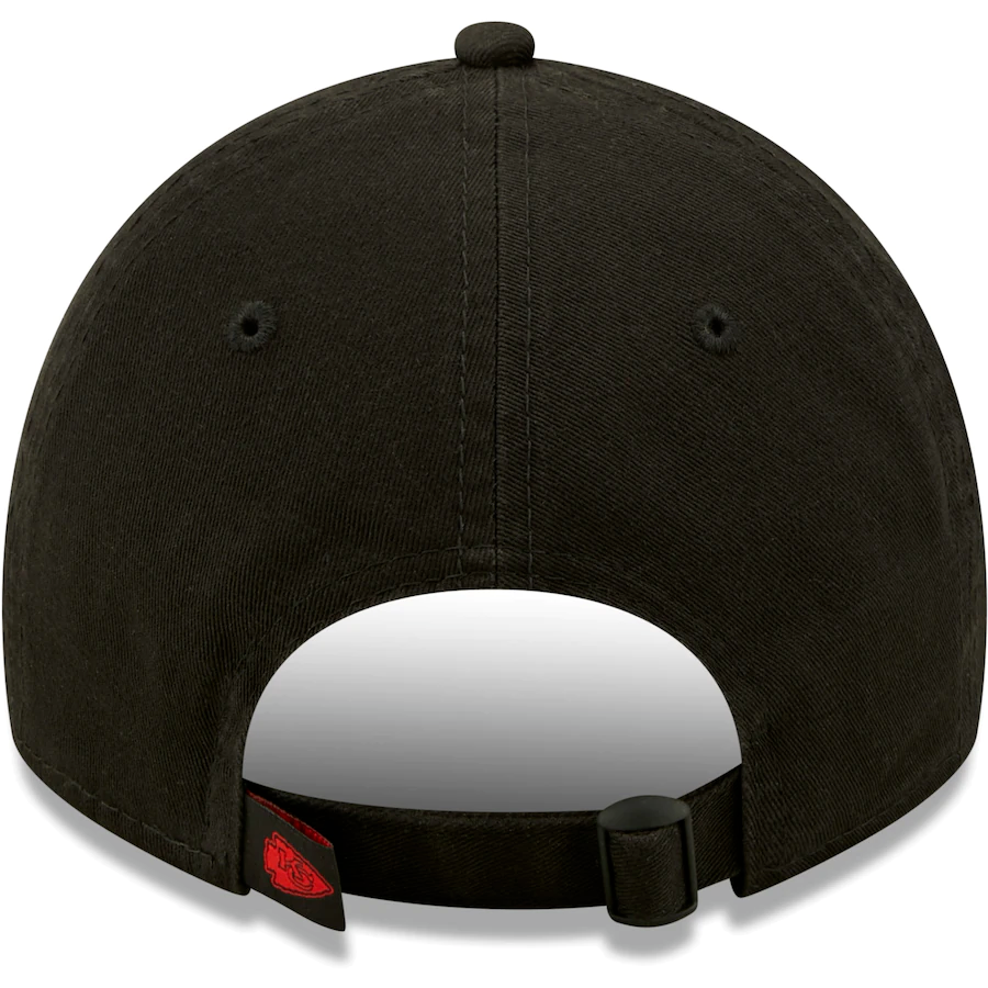 Kansas City Chiefs New Era Black 2.0 Core Classic 9TWENTY Adjustable Hat