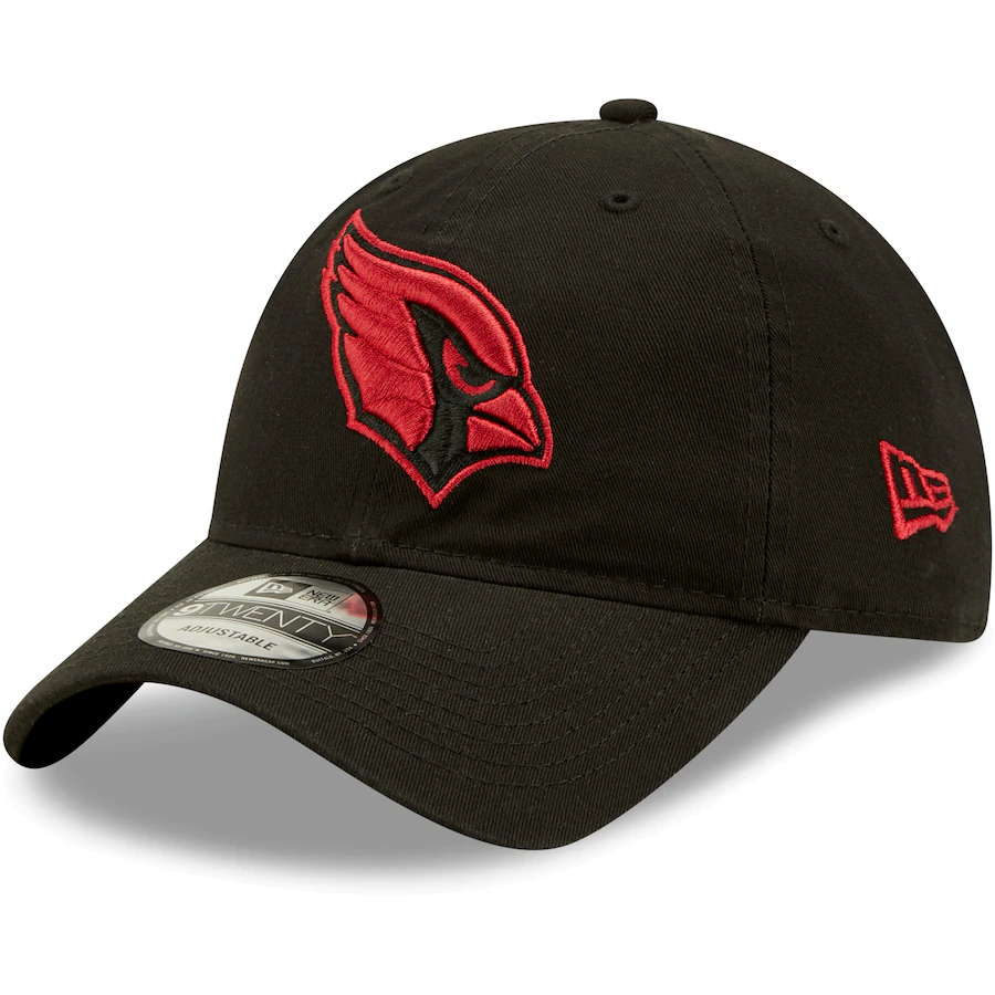 Arizona Cardinals New Era 2.0 Core Classic 9TWENTY Adjustable Hat - Black