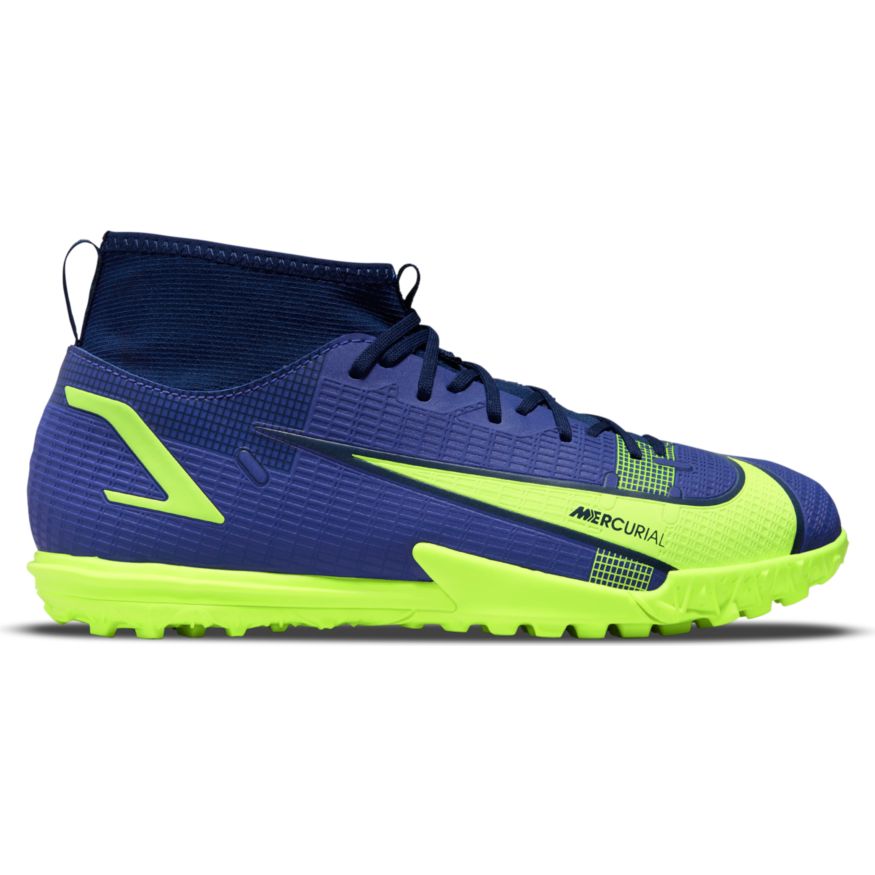 Nike Jr. Mercurial Superfly 8 Academy TF-LAPIS/VOLT-BLUE VOID