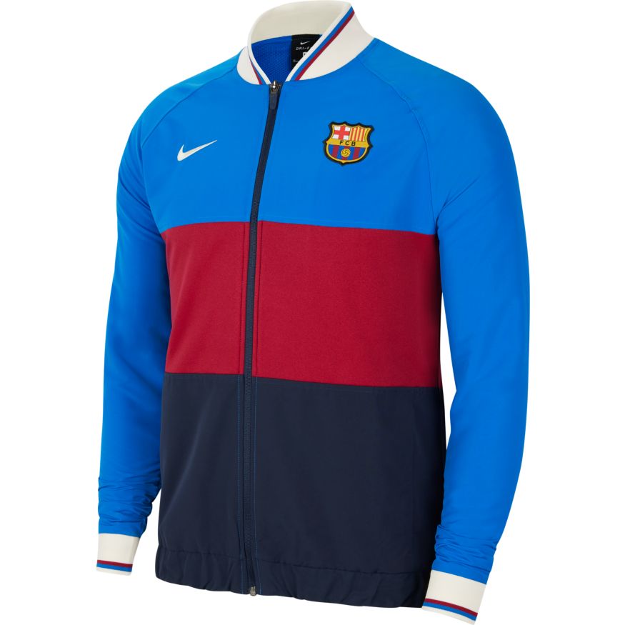 NIKE FC Barcelona Men's Full-Zip Soccer Track Jacket