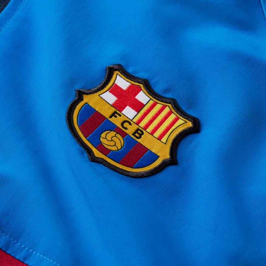 NIKE FC Barcelona Men's Full-Zip Soccer Track Jacket