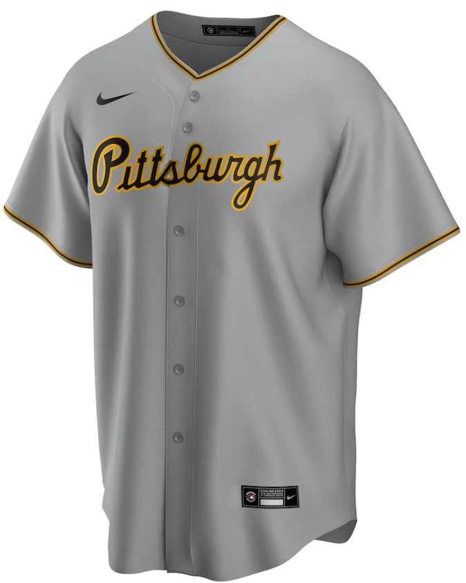 Men Pittsburg Pirates Jersey - Gray