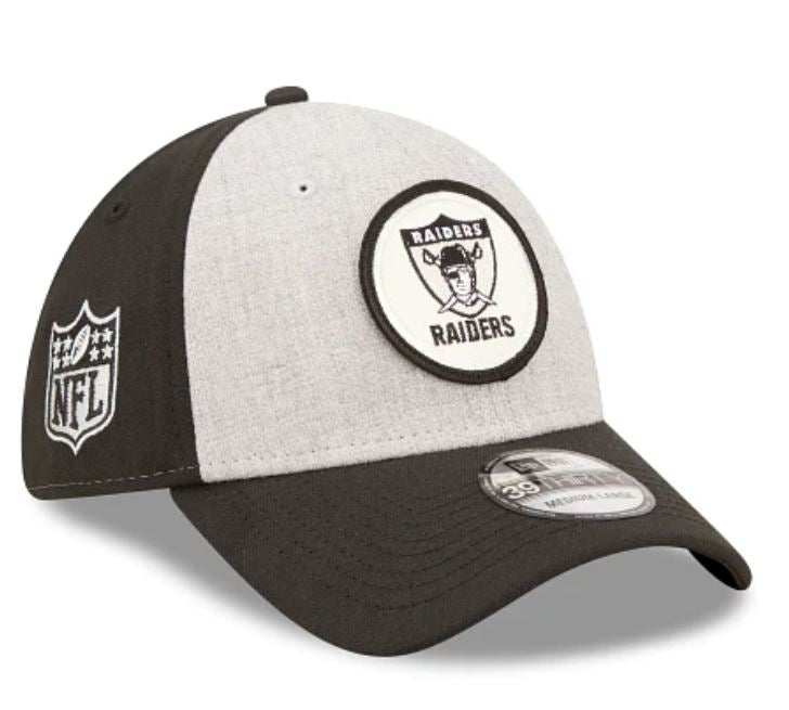 Las Vegas Raiders New Era Historic 2022 NFL Sideline Home 39THIRTY Flex Hat