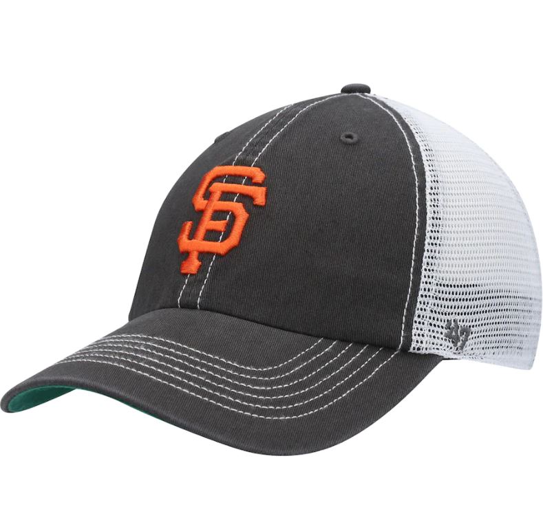 SAN FRANCISCO Giants Grey  47 Brand MESH HAT-Black/White