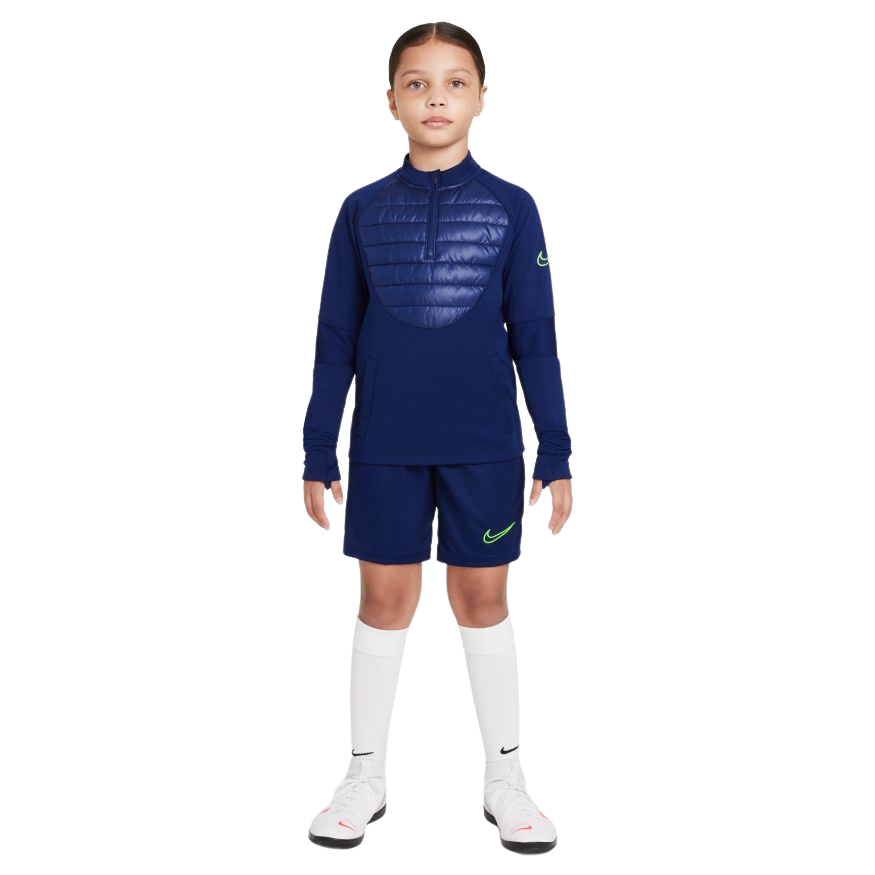 Nike Kid's Therma-FIT Academy Winter Warrior Soccer Drill Top-BLUE