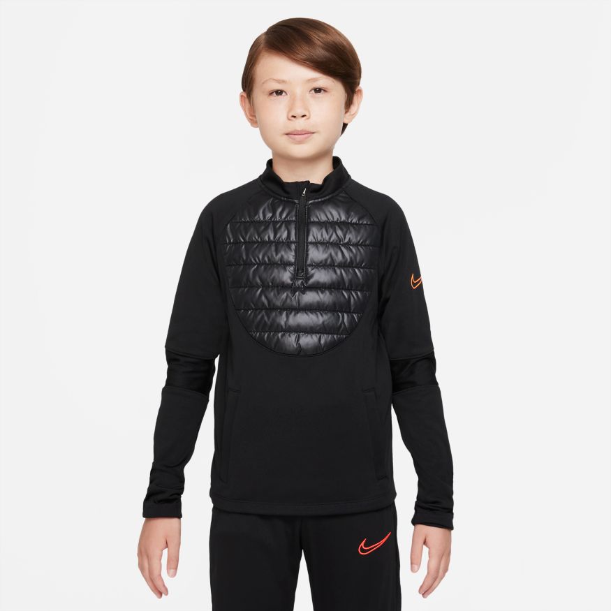 Nike Kid's Therma-FIT Academy Winter Warrior Soccer Drill Top-Black