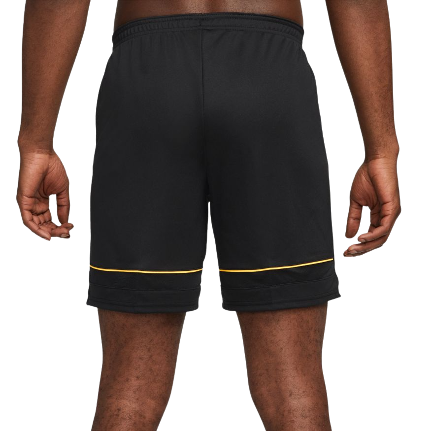 Nike Dri-FIT Academy Men's Knit Soccer Shorts-BLACK/LASER ORANGE