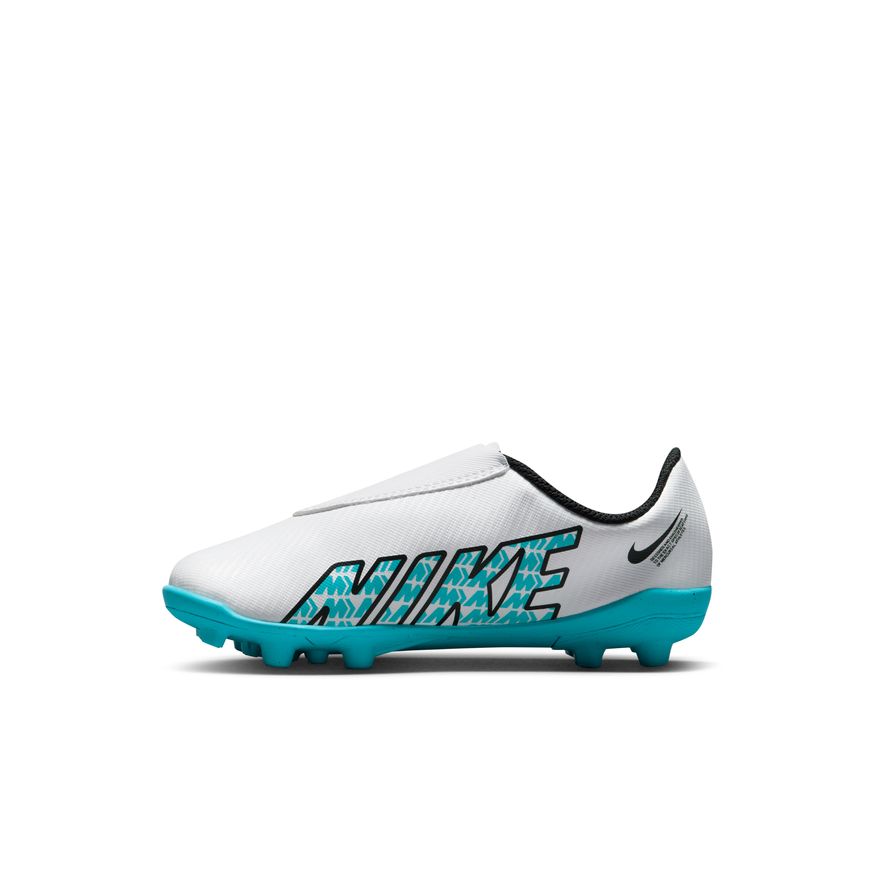 Nike Jr. Mercurial Vapor 15 Club MG-WHITE/BALTIC BLUE-PINK BLAST