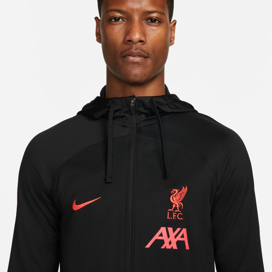 Nike Men's Liverpool FC Strike Dri-FIT Soccer Track Jacket-Black