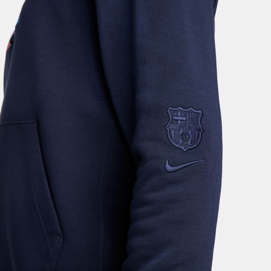 Nike FC Barcelona Men's French Terry Soccer Hoodie