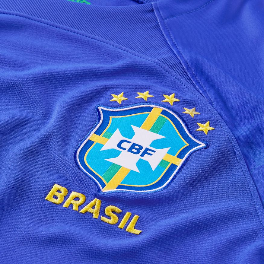 Nike Men's Brazil Stadium Away Dri-FIT Soccer Jersey 2022/23