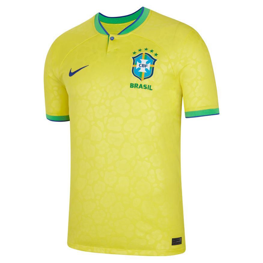 Nike Men's Brazil Stadium Home Dri-FIT Soccer Jersey 2022/23