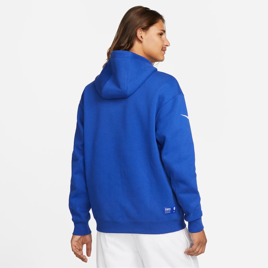 Nike U.S. Men's Fleece Pullover Hoodie-Blue