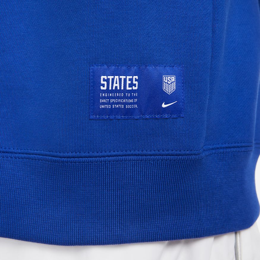 Nike U.S. Men's Fleece Pullover Hoodie-Blue