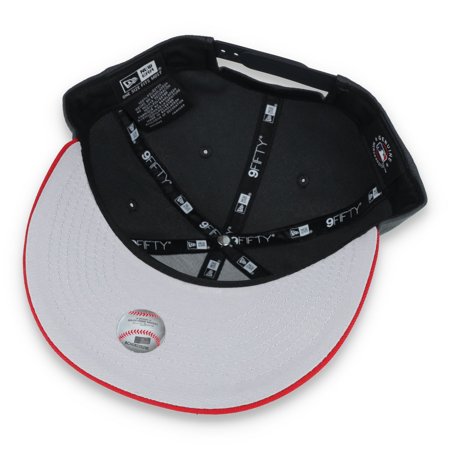 New Era Los Angeles Dodgers 2-Tone Color Pack 9FIFTY Snapback Hat- Grey/Scarlet