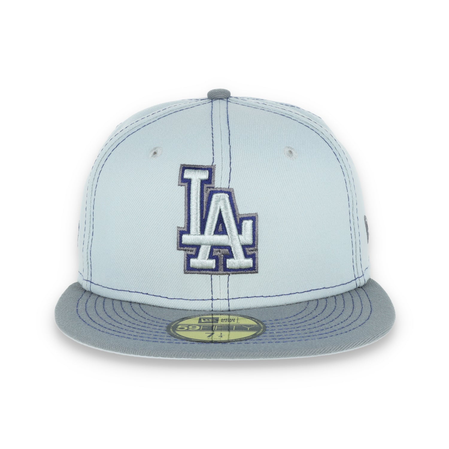 New Era Los Angeles Dodgers Gray Pop 59FIFTY Fitted Hat- Gray