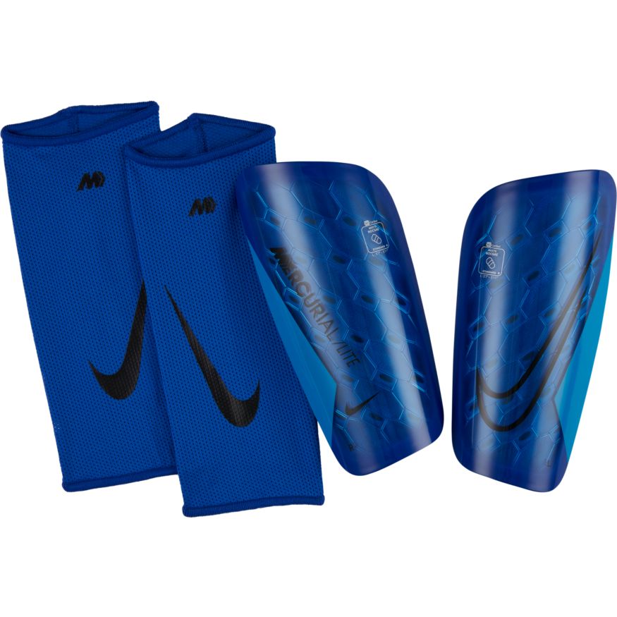 Nike Mercurial Lite Soccer Shin Guards-BALTIC BLUE/PHOTO BLUE/BLACK
