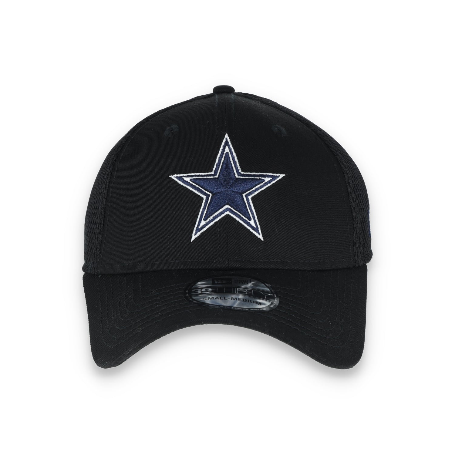Dallas Cowboys New Era Mens Neo 39Thirty Hat-BLACK