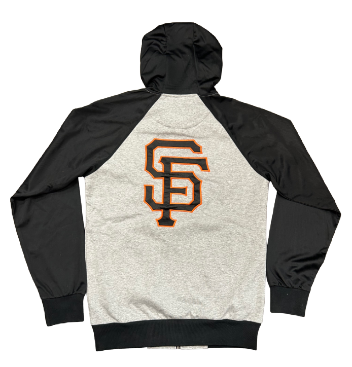 G-III San Francisco Giants Lightweight Jacket-Grey/Orange
