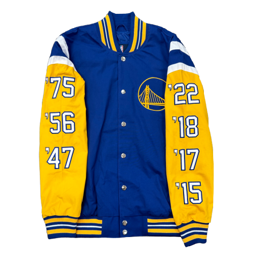 GIII Sports Golden State Warriors Game Score Commemorative Jacket