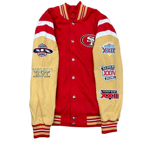 GIII Sports San Francisco 49ERS Game Score Commemorative Jacket