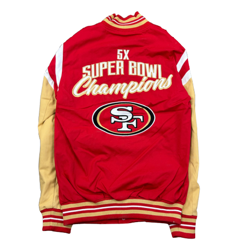 GIII Sports San Francisco 49ERS Game Score Commemorative Jacket