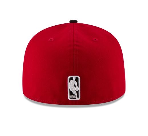 HOUSTON ROCKETS 59FIFTY 2TONE FITTED HAT-RED/BLACK