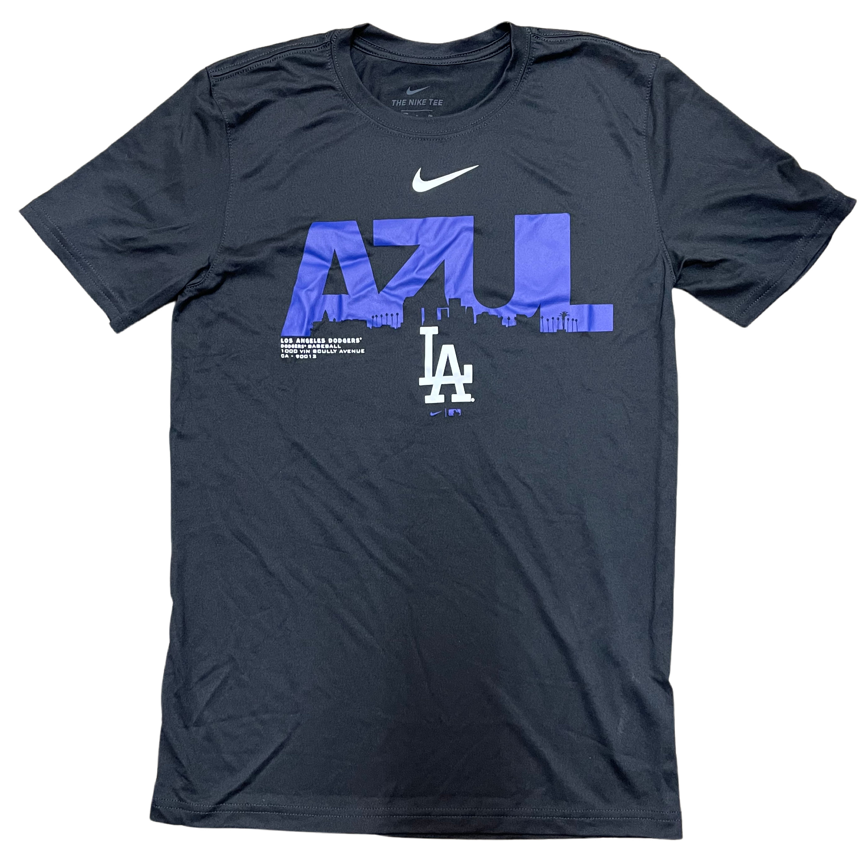 Nike Los Angeles Dodgers Essential Short Sleeve My Town T-Shirt -Black