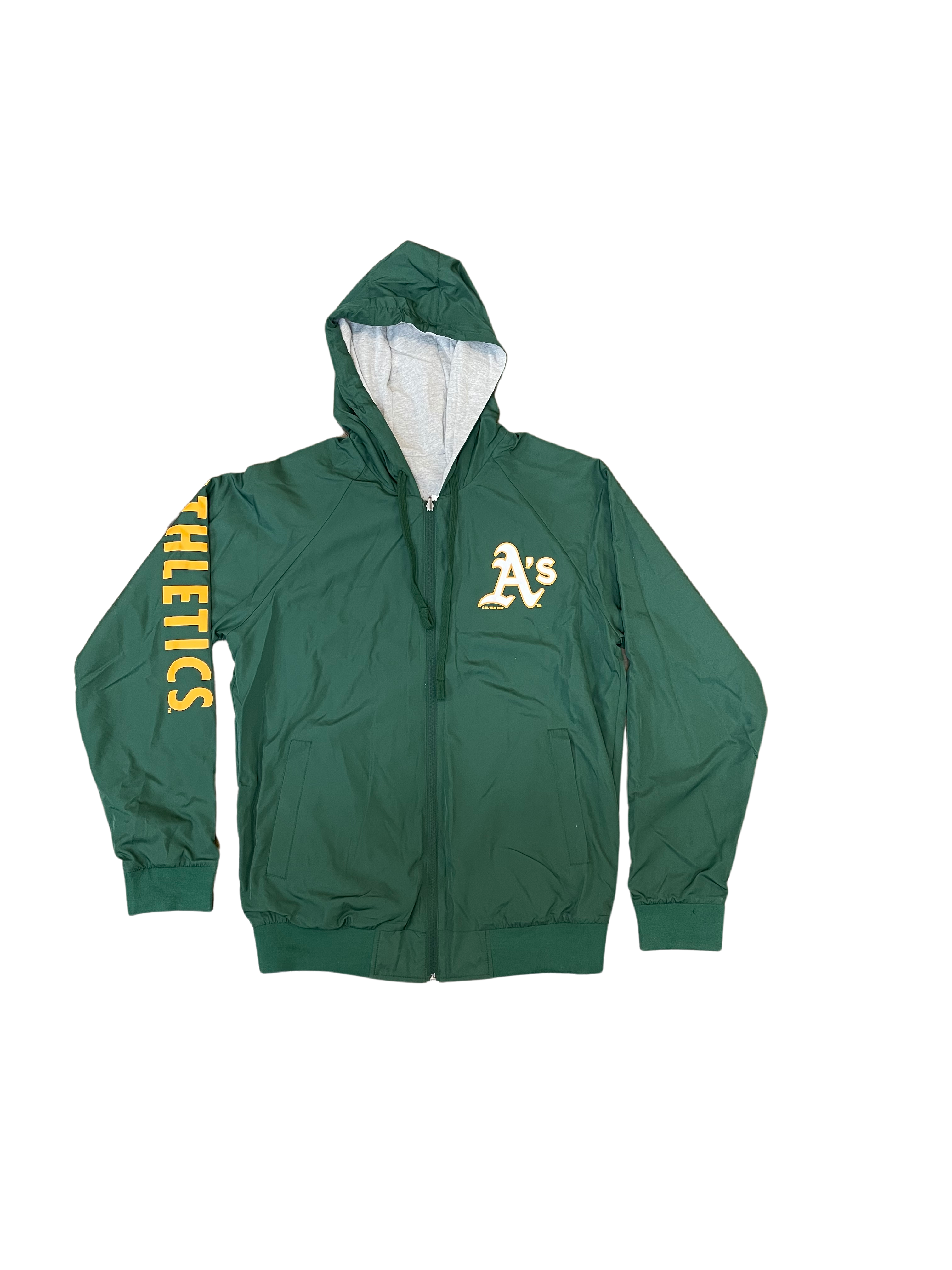 GIII Oakland Athletics Wild Pitch Full Zip Reversible Jacket