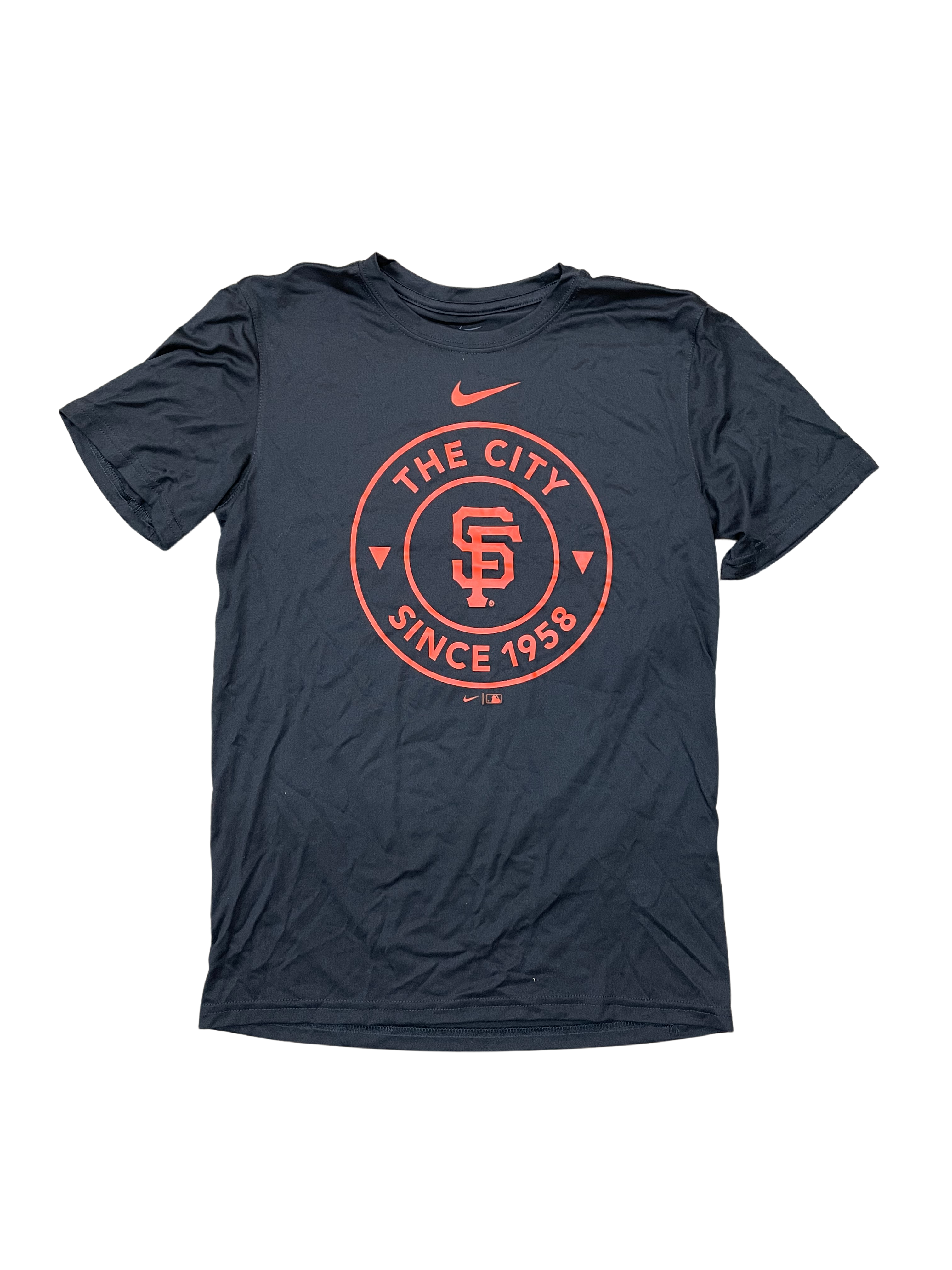 Nike San Francisco Giants The City Est 1958 Performance T-Shirt - Black