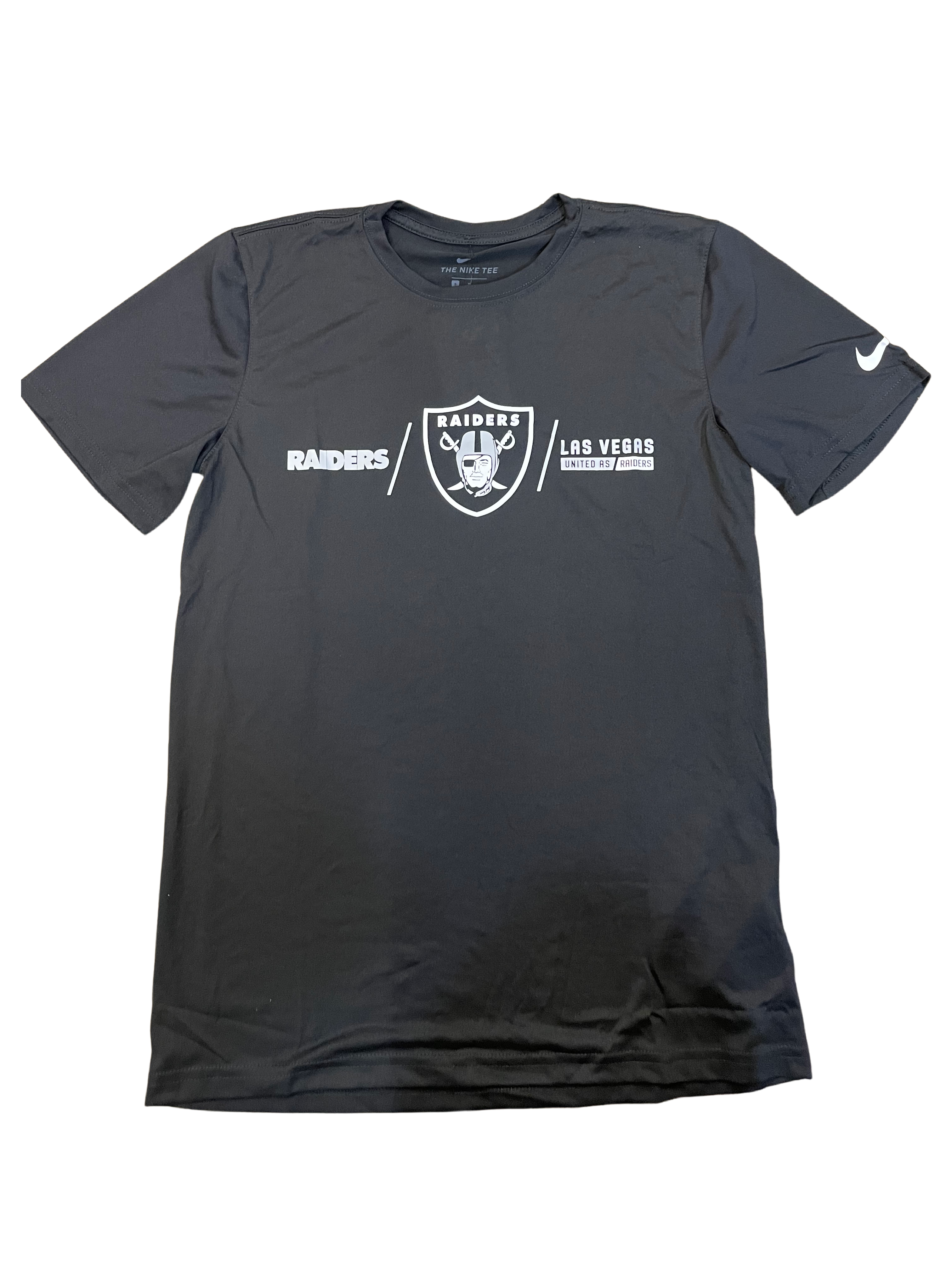 Nike Las Vegas Raiders Horizontal Lock Up Legend Performance T-Shirt - Black