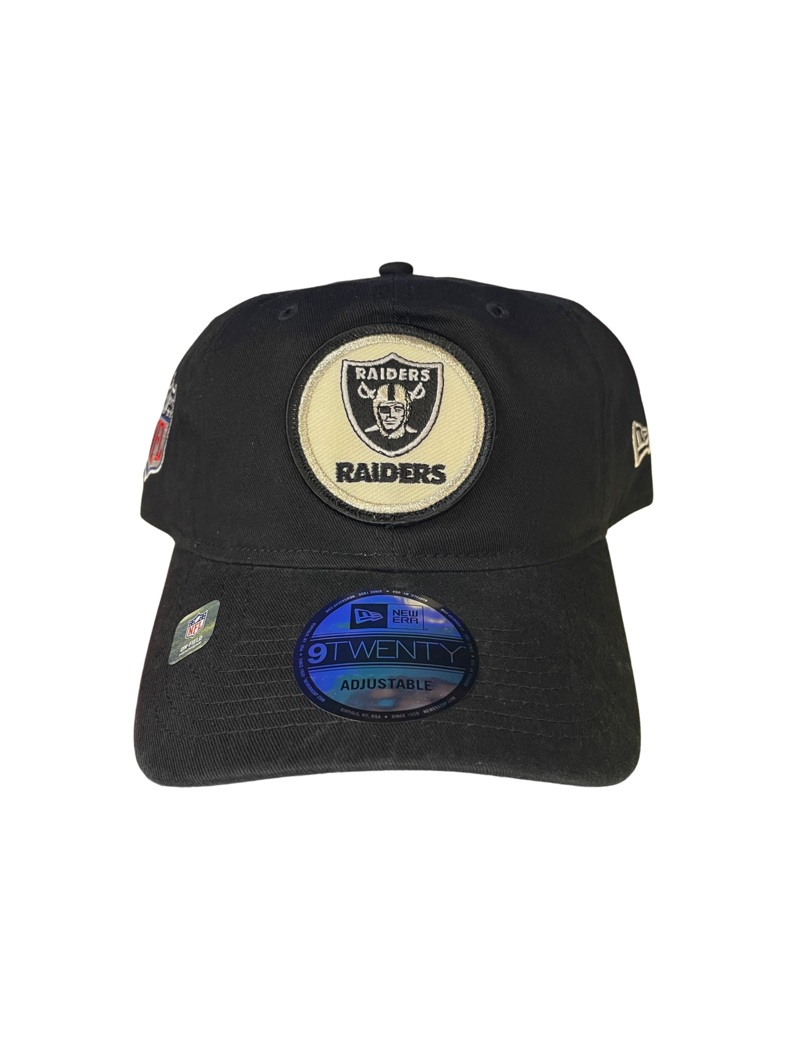 NEW ERA LAS VEGAS RAIDERS HISTORIC ON-FIELD 9TWENTY ADJUSTABLE HAT