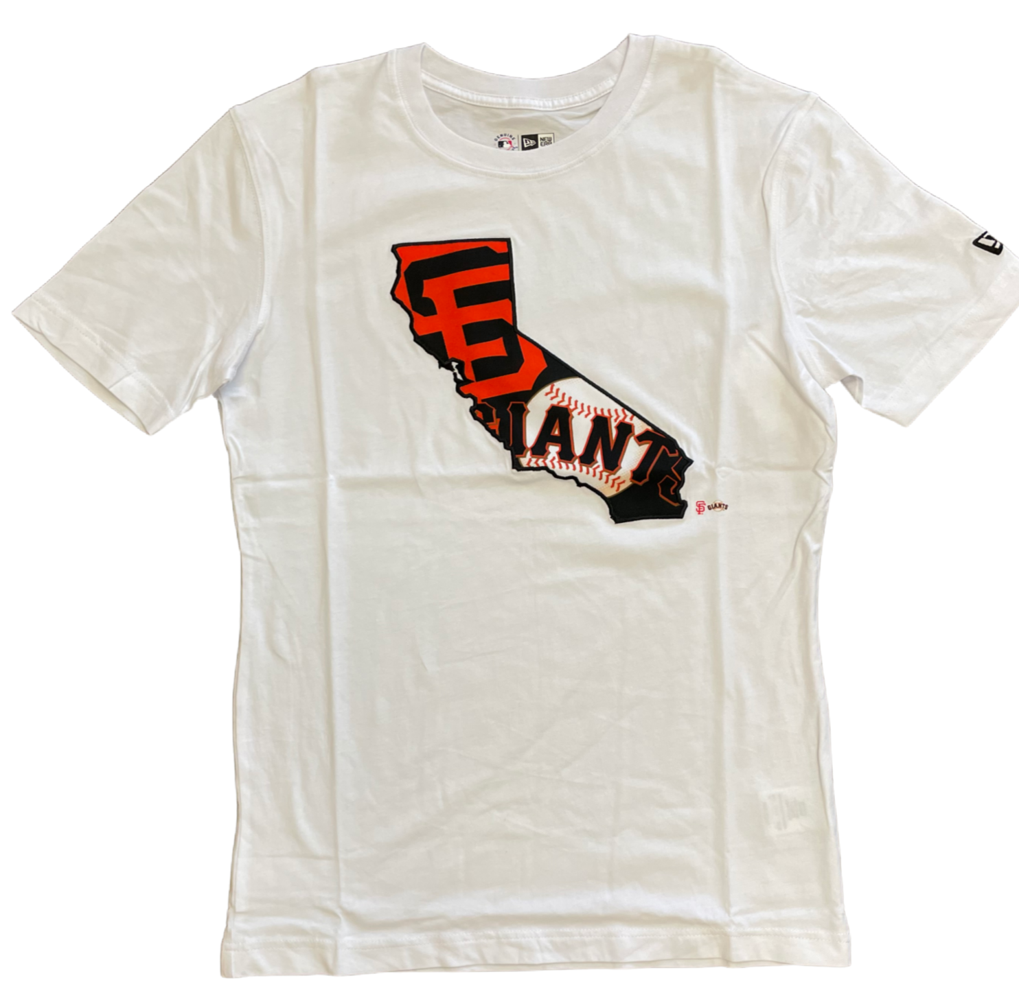 New Era San Francisco Giants State Map T-Shirt- White