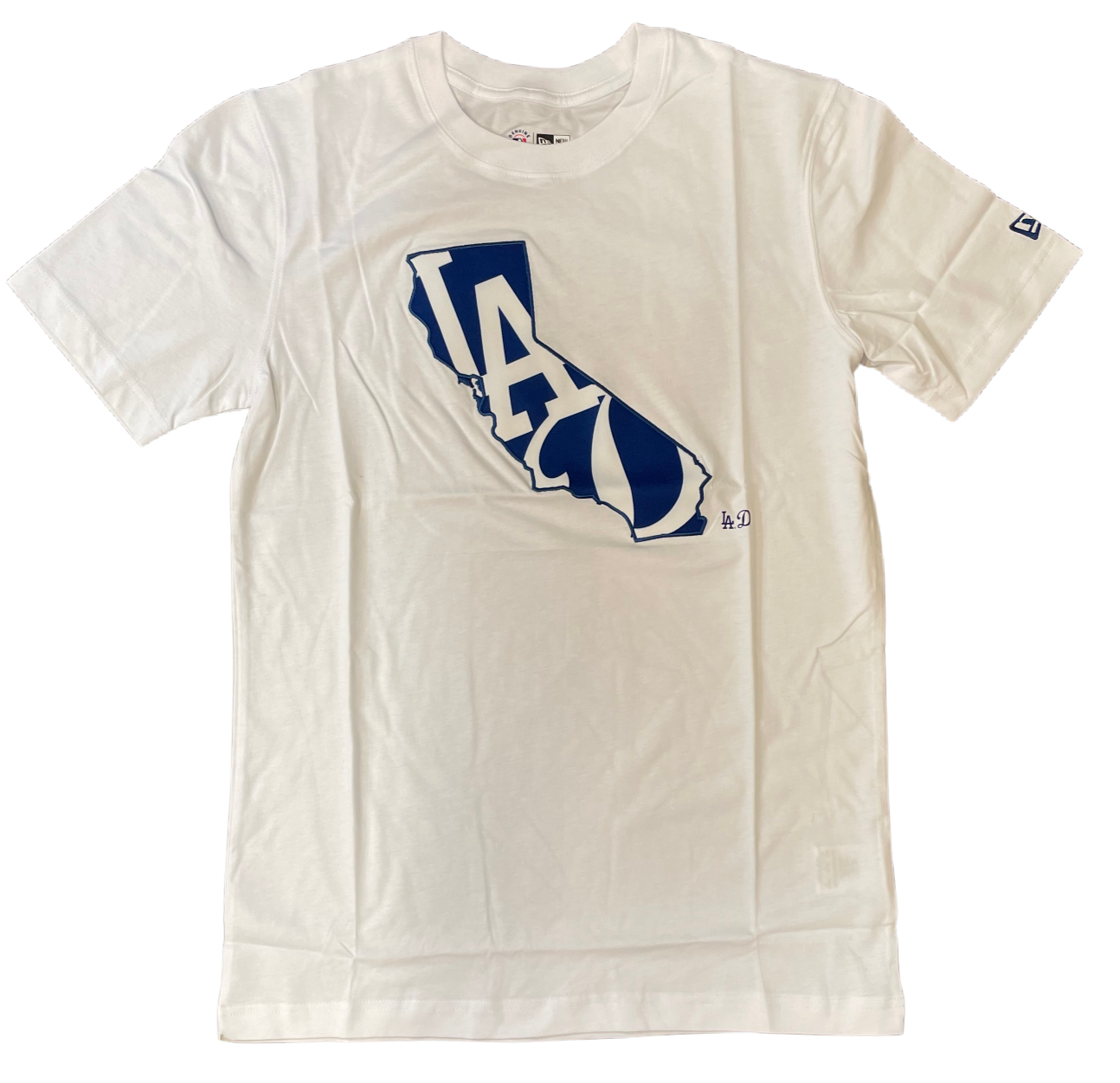 New Era Los Angeles Dodgers State Map T-Shirt- White