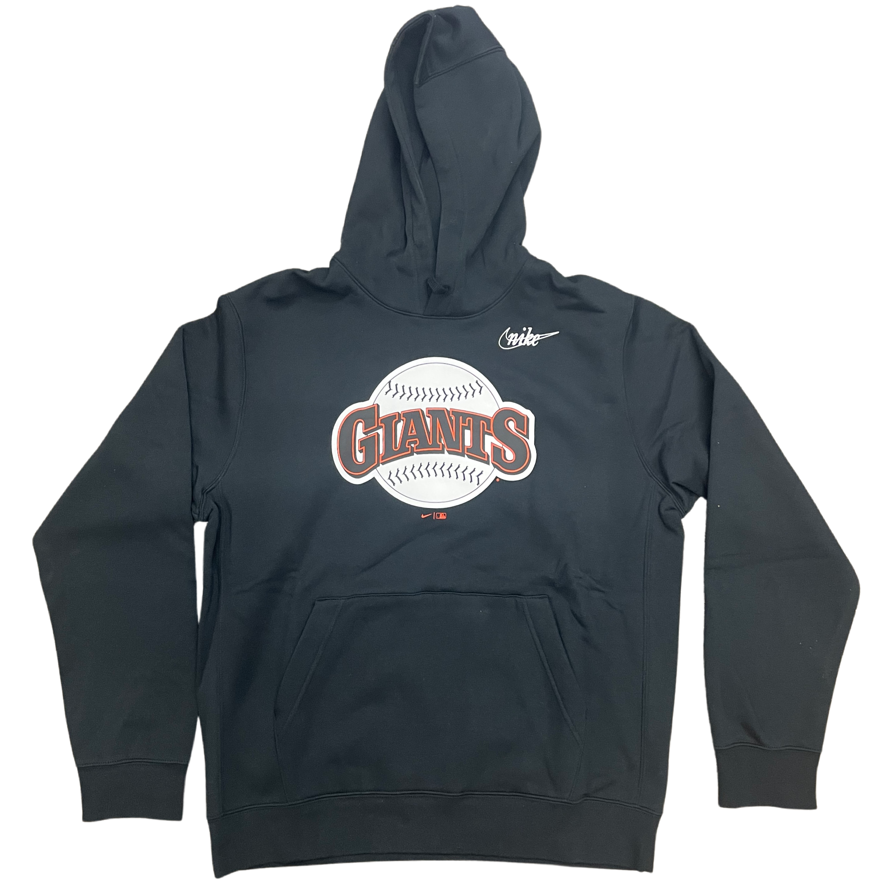 Nike Men's San Francisco Giants  Cooperstown Collection Logo Club Pullover Hoodie