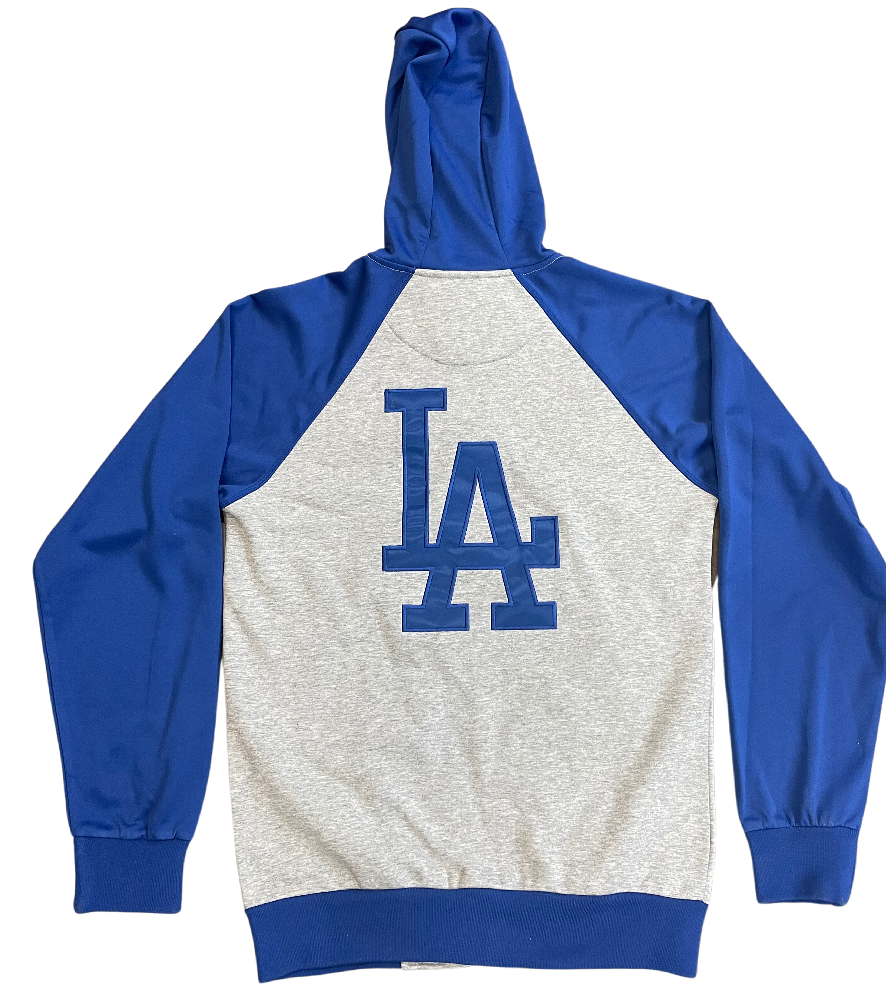 G-III Los Angeles Dodgers Lightweight Jacket-Grey/Royal
