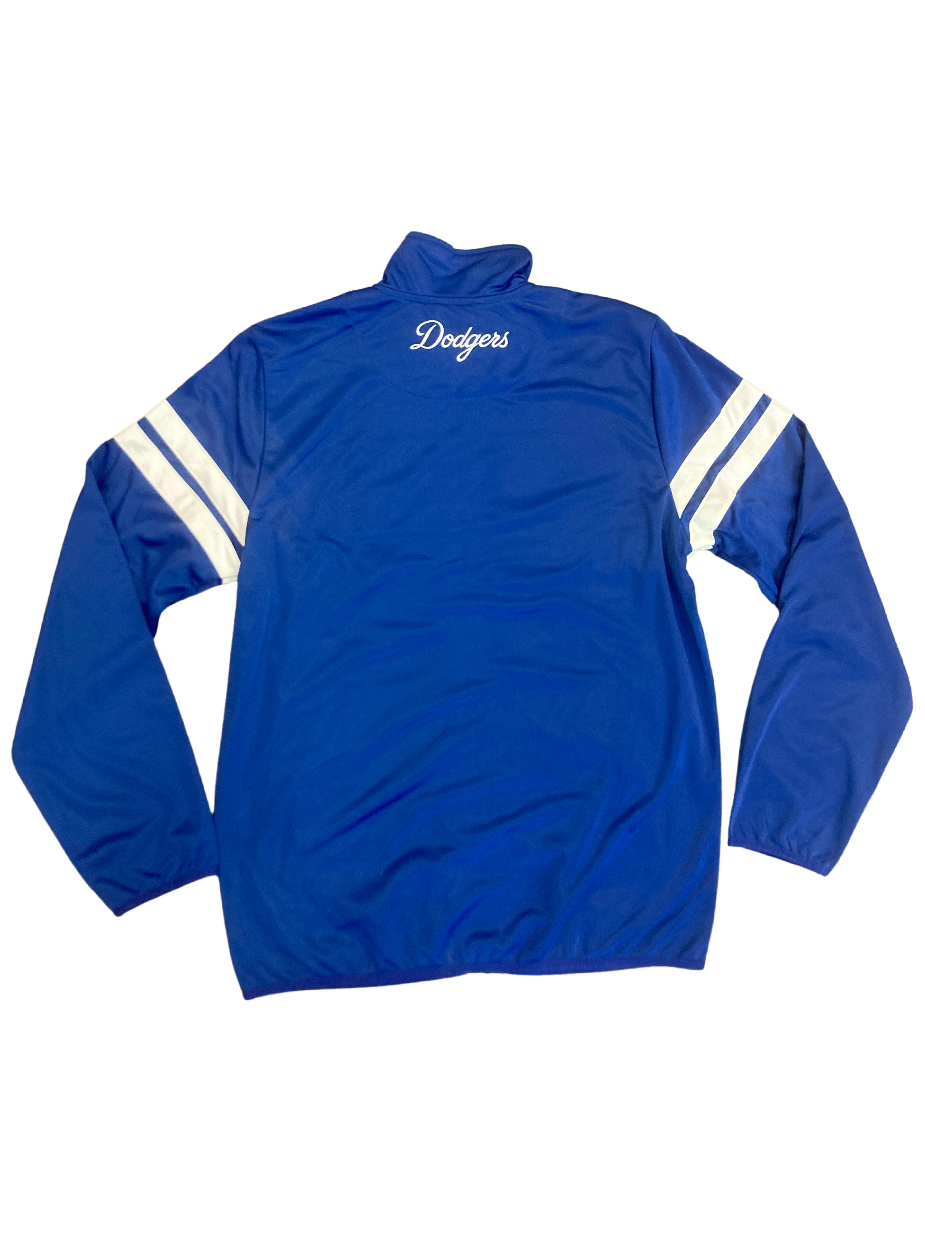 LA Dodgers G-III Full-Zip Track Jacket - Blue/Grey/White