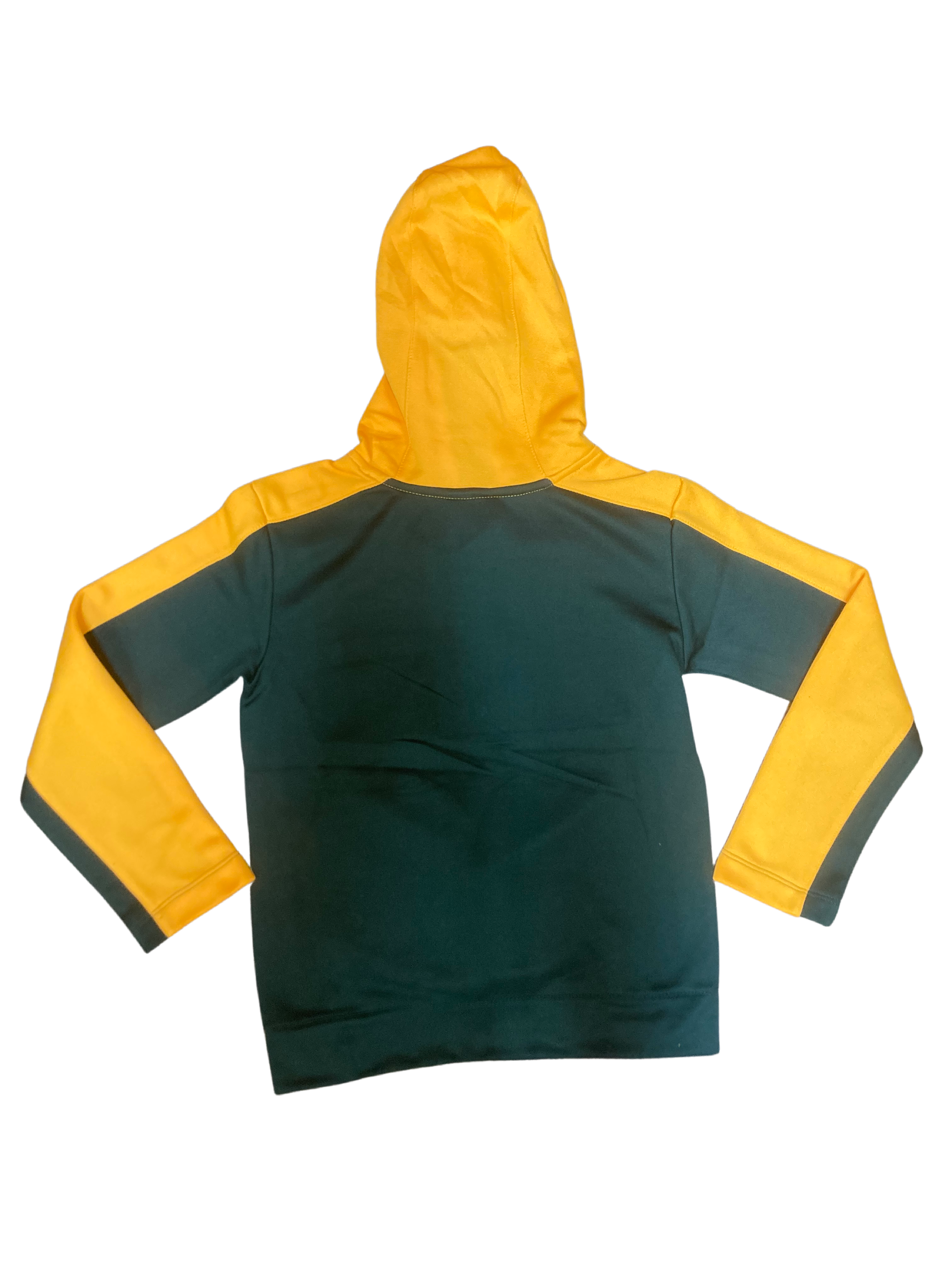 OAKLAND A'S Youth Hoodie-Yellow/Green