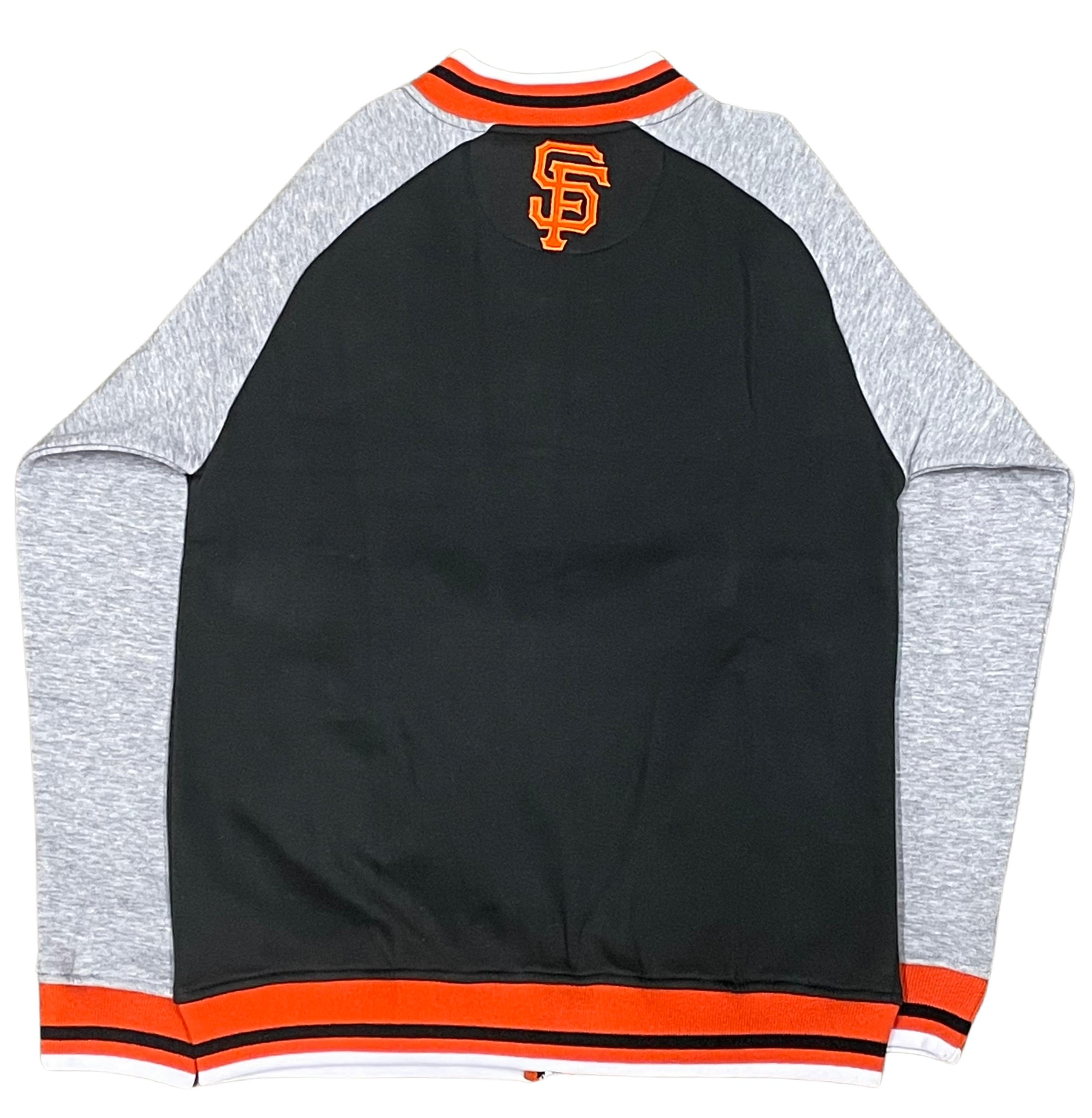 San Francisco Giants Stitches Track Jacket-Black/Grey