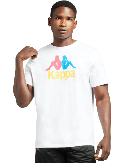 Kappa Men's AUTHENTIC ESTESSI T-SHIRT - WHITE